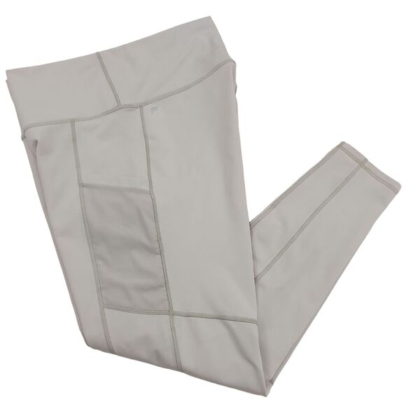 Fabletics On The Go PowerHold High Waisted Leggings Womens 1X Taupe Athleisure - Picture 5 of 12